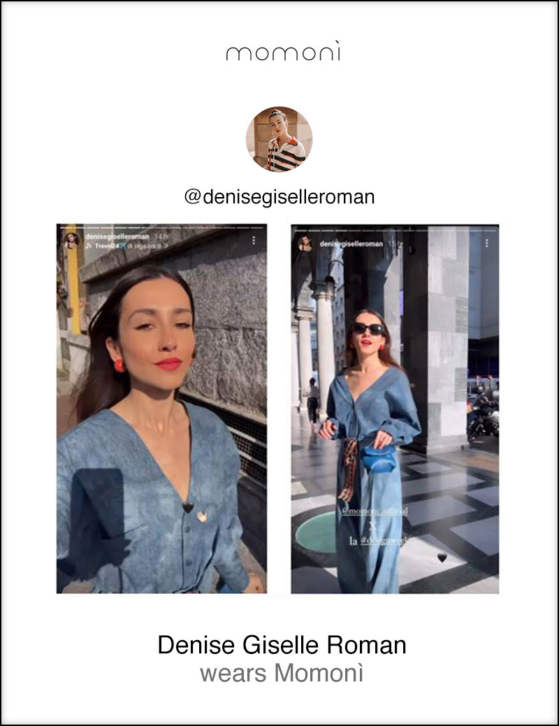 Denise Giselle Roman wears Momonì
